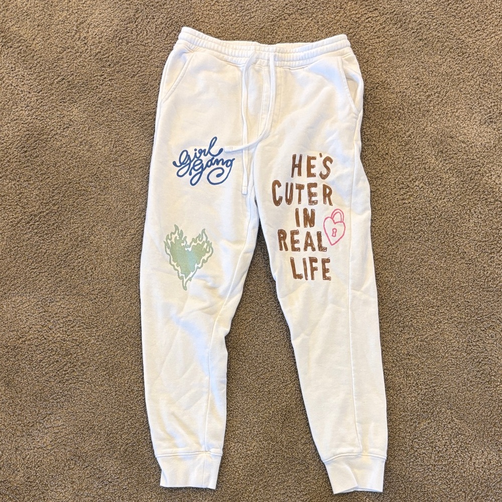 White Kids Joggers